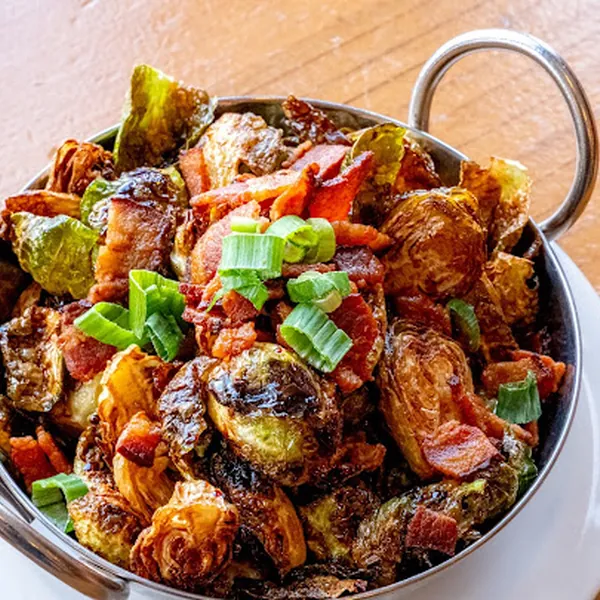 Bacon Brussels Sprouts at Aloy Modern Thai Larimer