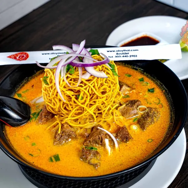 Bison Kao Soi at Aloy Modern Thai Larimer