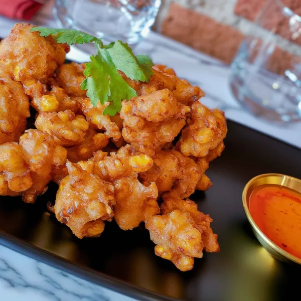 Corn Fritter at Aloy Modern Thai Larimer