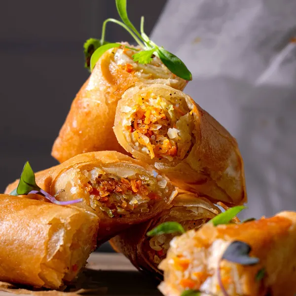Fried Egg Rolls at Aloy Modern Thai Larimer