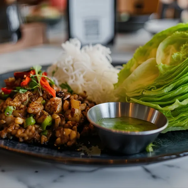 Lettuce Wrap Shrimp at Aloy Modern Thai Larimer