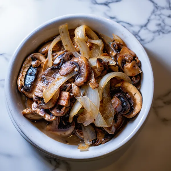 Mushroom Onions at Aloy Modern Thai Larimer