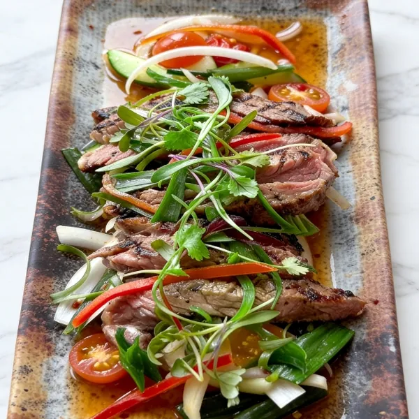 Yum Yum Ribeye at Aloy Modern Thai Larimer